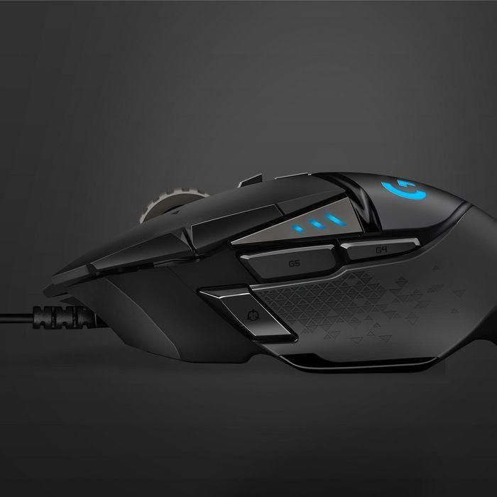 Logitech 910-005470 Ratón Gaming G502 Hero 25600 DPI RGB LIGHTSYNC, 11 Botones Programables, Peso Ajustable y Negro 4 Logitech 910-005470 Ratón Gaming G502 Hero 25600 DPI RGB LIGHTSYNC, 11 Botones Programables, Peso Ajustable y Negro 4