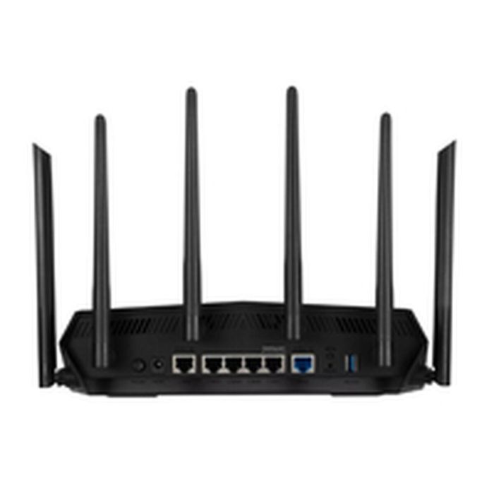 ASUS TUF Gaming AX6000 (TUF-AX6000) Router Wi-Fi 6 AX6000 Doble Banda con 2.5G Ethernet y 5 Puertos LAN Negro 1 ASUS TUF Gaming AX6000 (TUF-AX6000) Router Wi-Fi 6 AX6000 Doble Banda con 2.5G Ethernet y 5 Puertos LAN Negro 1