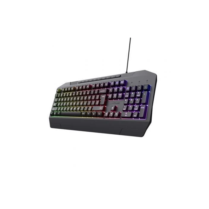 Trust Gaming Teclado Gaming GXT 836 EVOCX - Anti-Ghosting 25 Teclas, Iluminación RGB, Teclas Multimedia, 24998