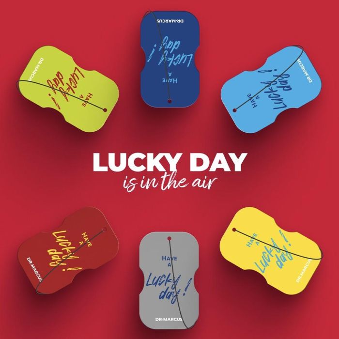 Dr. Marcus DRM1134 Ambientador Colgante de Celulosa, Fragancia Ocean Lucky Day 1 Dr. Marcus DRM1134 Ambientador Colgante de Celulosa, Fragancia Ocean Lucky Day 1