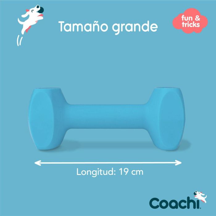 Mancuerna Coachi TRAINING DUMBBELL Azul L Plástico 3