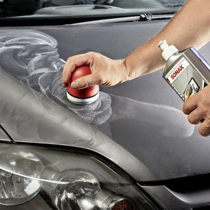 Sonax SX02963000 Abrillantador + Cera para pintura metalizada Plata/Gris, limpia, restaura brillo y camufla arañazos 500 mL 2 Sonax SX02963000 Abrillantador + Cera para pintura metalizada Plata/Gris, limpia, restaura brillo y camufla arañazos 500 mL 2