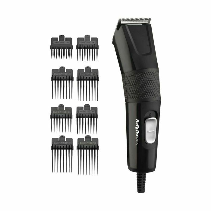 Babyliss E756E Cortapelos Power Clipper Hombre Cuchilla 45mm Acero Inoxidable, con Cable Profesional y 9 Longitudes de Corte (0.5-25mm) Babyliss E756E Cortapelos Power Clipper Hombre Cuchilla 45mm Acero Inoxidable, con Cable Profesional y 9 Longitudes de Corte (0.5-25mm)