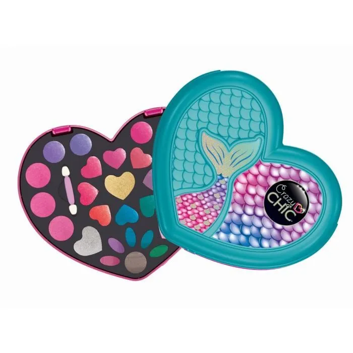 Clementoni CLE8005125187812 Sirene Makeup Sombras de Ojos y Brillos de Labios Kit de Maquillaje para Niñas a Partir de 6 Años 1