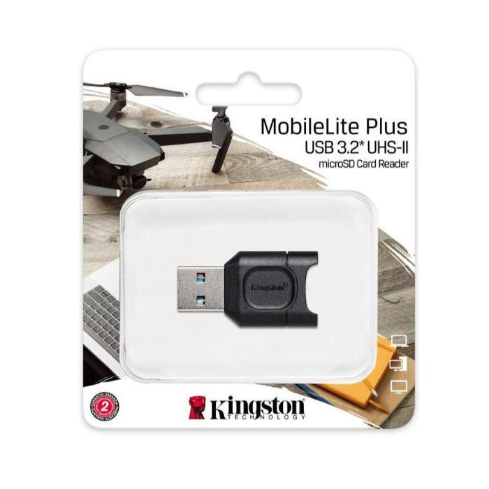 Kingston MLPM Lector de Tarjetas MicroSD USB 3.2 UHS-II 2