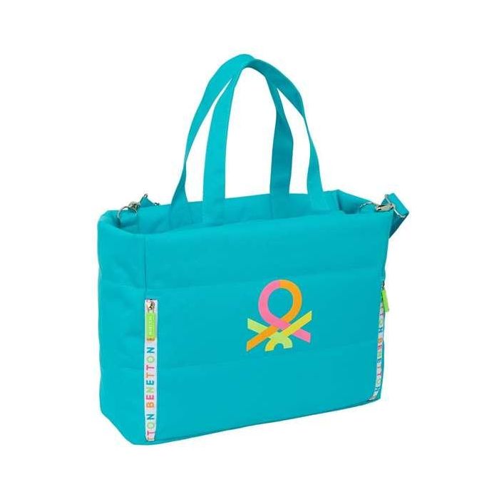 Maletín para Portátil Benetton Summer Azul 40 x 31 x 17 cm