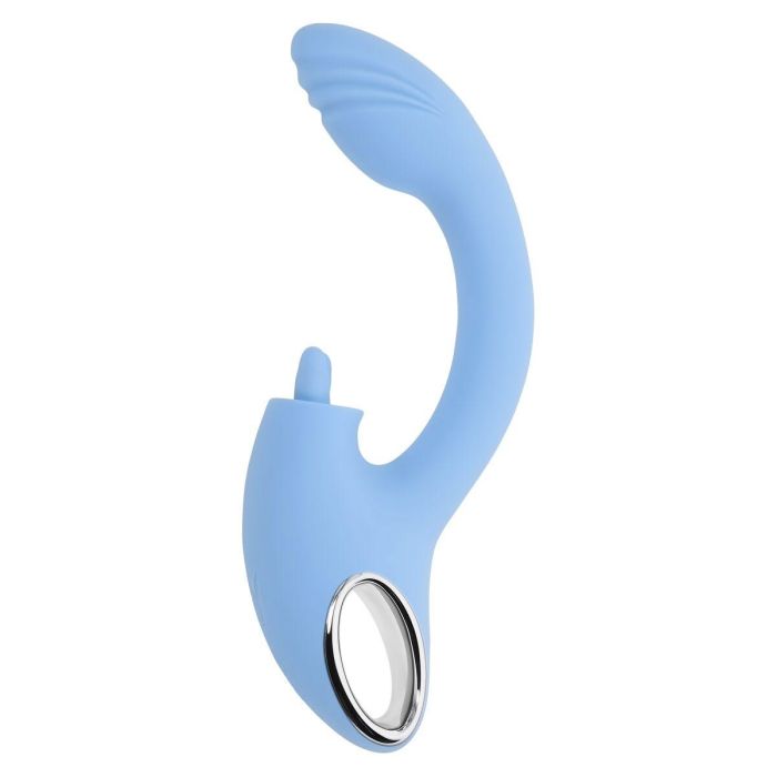 Vibrador Doble Estimulación Evolved Playboy Azul 5 Vibrador Doble Estimulación Evolved Playboy Azul 5