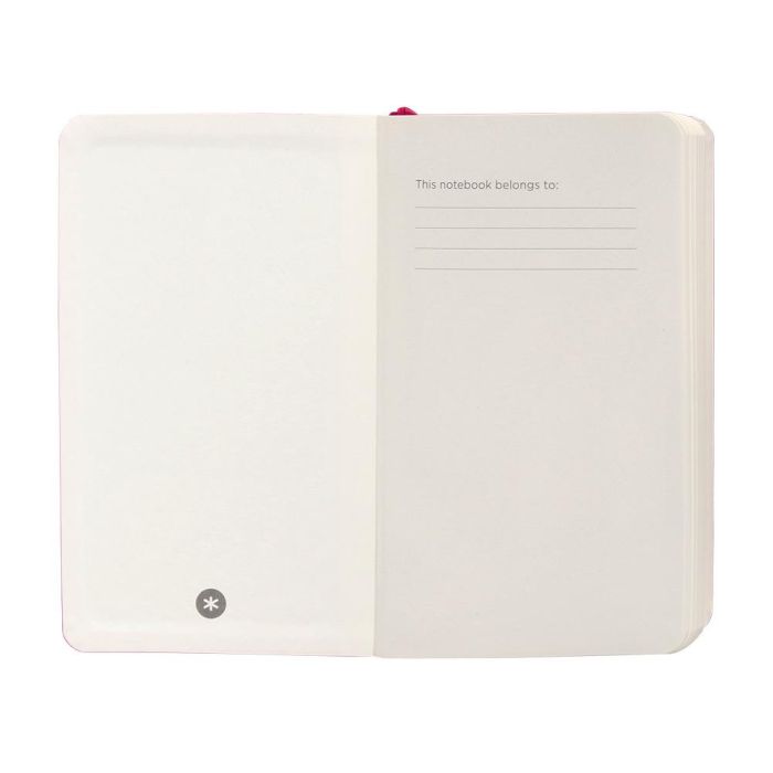 Cuaderno Con Gomilla Antartik Notes Tapa Blanda A6 Cuadricula Burdeos 100 Hojas 80 gr Fsc 6