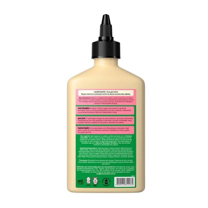Lola Cosmetics DENSIDADE loción acidificante para reparación intensa del cabello 250 gr Lola Cosmetics DENSIDADE loción acidificante para reparación intensa del cabello 250 gr