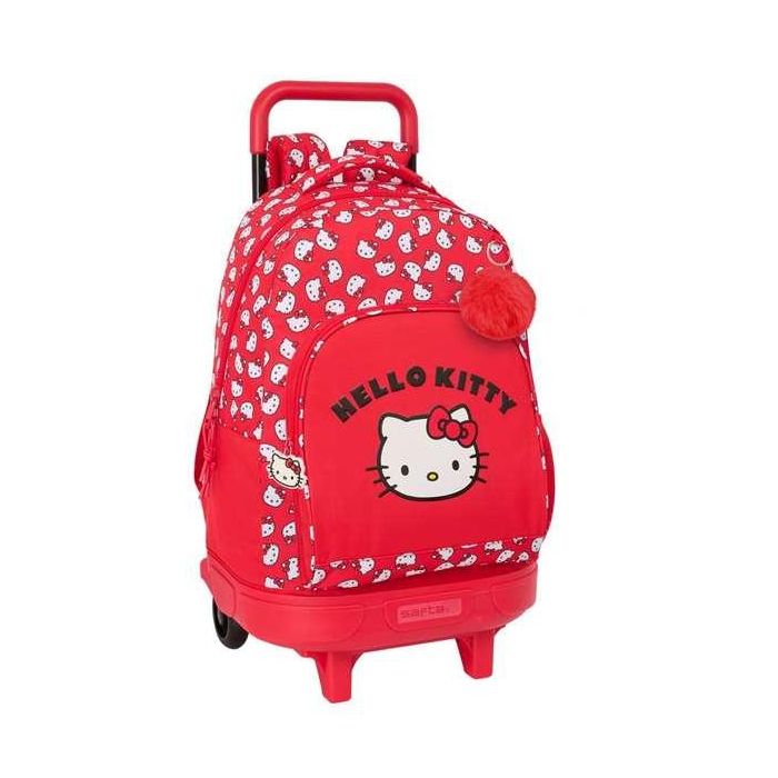 Safta Mochila Grande Con Ruedas Compact Extraíble Hello Kitty Iconic 450x330x220 mm