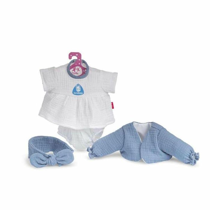 Ropa sanibaby antibacterias 40 cm modelo azul