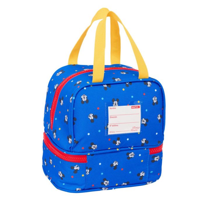 Portameriendas Mickey Mouse Clubhouse Good day Azul 20 x 20 x 15 cm 2