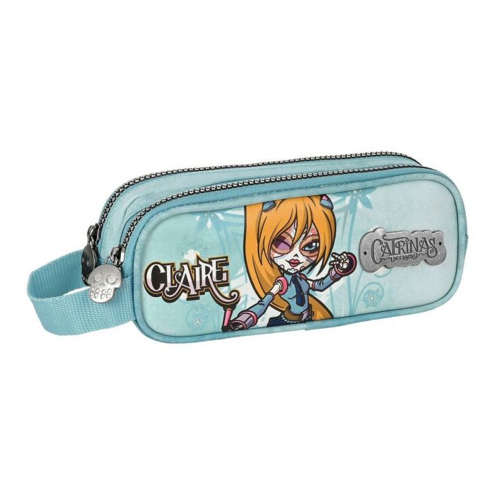 Estuche Escolar Catrinas Claire, Noelia & Lila Azul (21 x 8 x 6 cm) 0 Estuche Escolar Catrinas Claire, Noelia & Lila Azul (21 x 8 x 6 cm) 0
