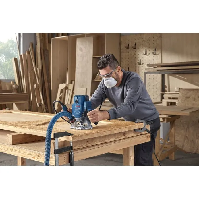 Bosch Professional Fresadora GOF 20-12 L - Fresadora de 2000W, 16mm, Incluye Accesorios, BOS4053423688221