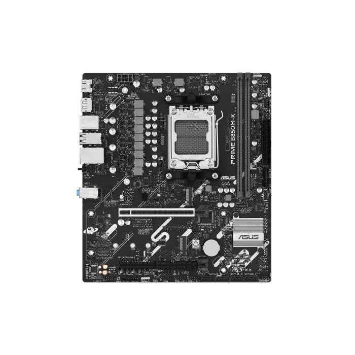 ASUS 90MB1LV0-M0EAY0 Placa Base PRIME B850M-K AM5 para AMD Ryzen 7000/8000/9000, 2xDDR5 128GB, HDMI, DP, M.2, mATX