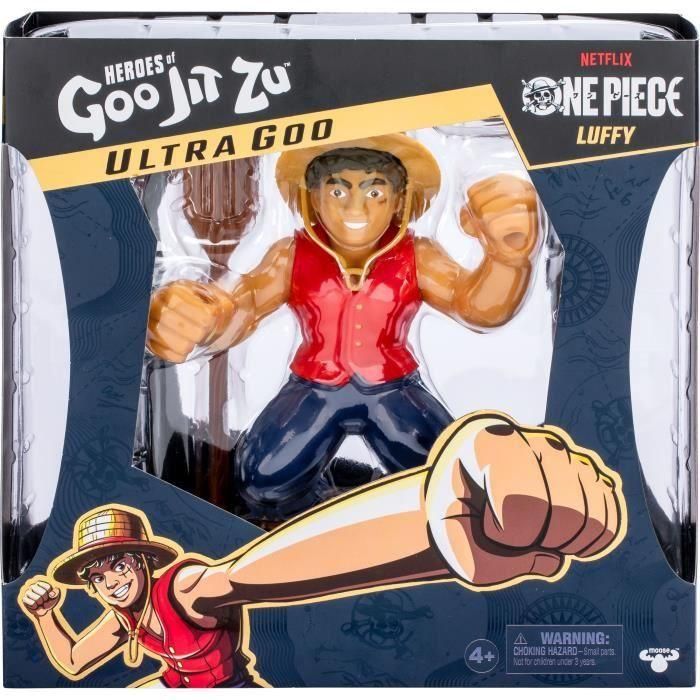 Ultragoo Luffy 17cm - HERoeS OF GOO JIT ZU - ONE PIECE - Figura estirable con accesorios 3