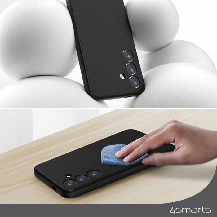 4smarts Funda de Silicona para Samsung Galaxy A55 Negra 1