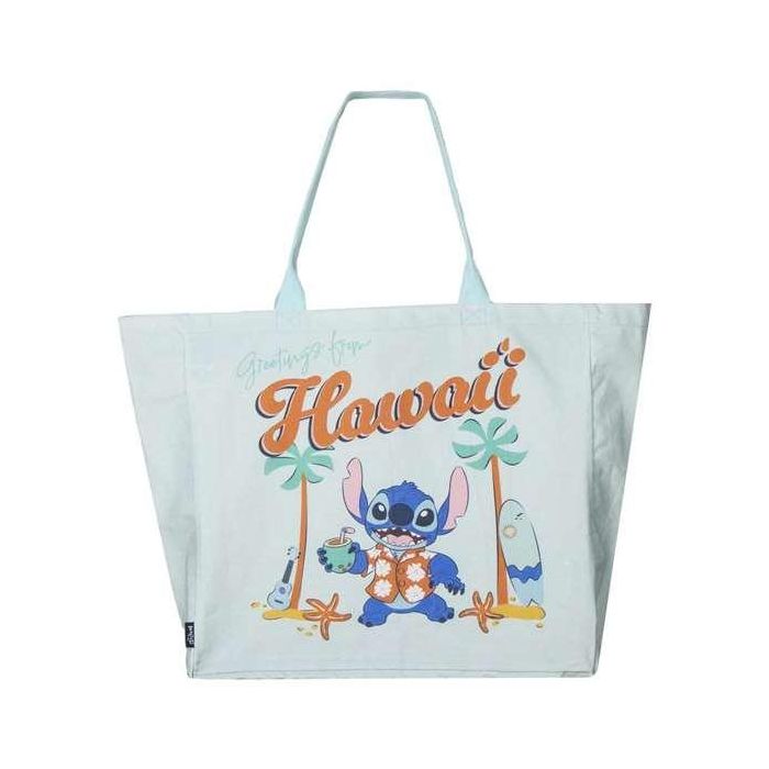 Cerdá Bolsa Shopping XL Stitch 48.0 x 43.0 x 17.0 cm Turquesa