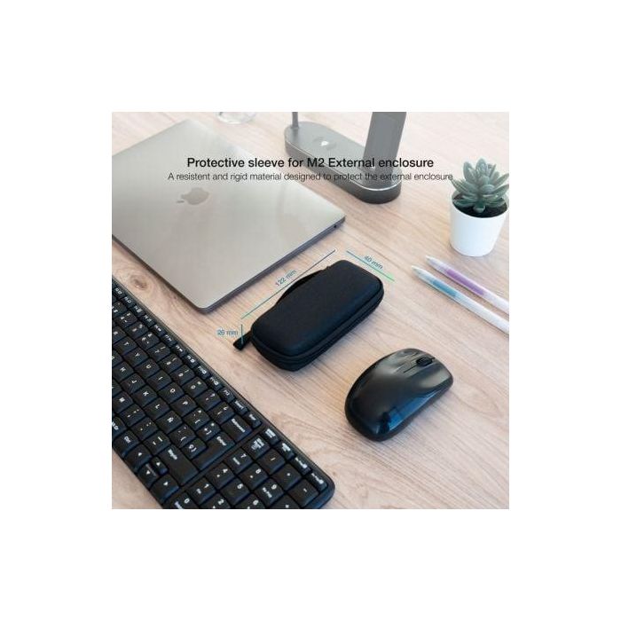 Tooq Funda para Disco Duro HDD/M2, Color Negro - Protección y Transporte Seguro 3 Tooq Funda para Disco Duro HDD/M2, Color Negro - Protección y Transporte Seguro 3