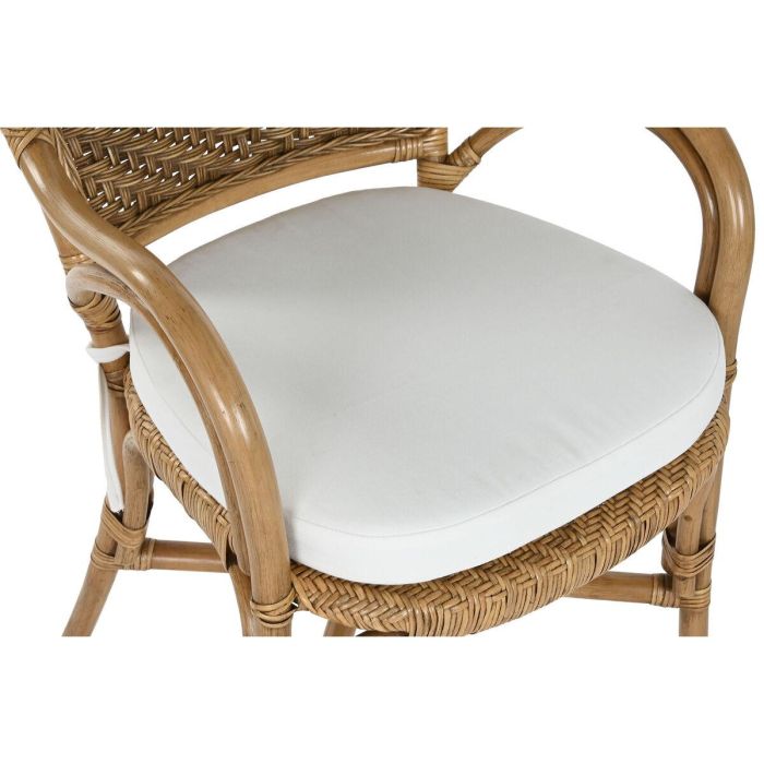 Silla Shabby DKD Home Decor Natural Blanco 62 x 86 x 55 cm 5 Silla Shabby DKD Home Decor Natural Blanco 62 x 86 x 55 cm 5