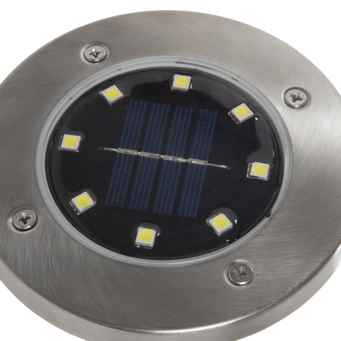 Luz LED Jardín Solar 6000K IP65 Sensor de Luz 40.000h PL-626030-CW