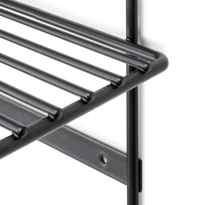 Emuca Soporte para tabla de planchar, accesorios de planchado y plancha, Acero, Gris antracita 4 Emuca Soporte para tabla de planchar, accesorios de planchado y plancha, Acero, Gris antracita 4