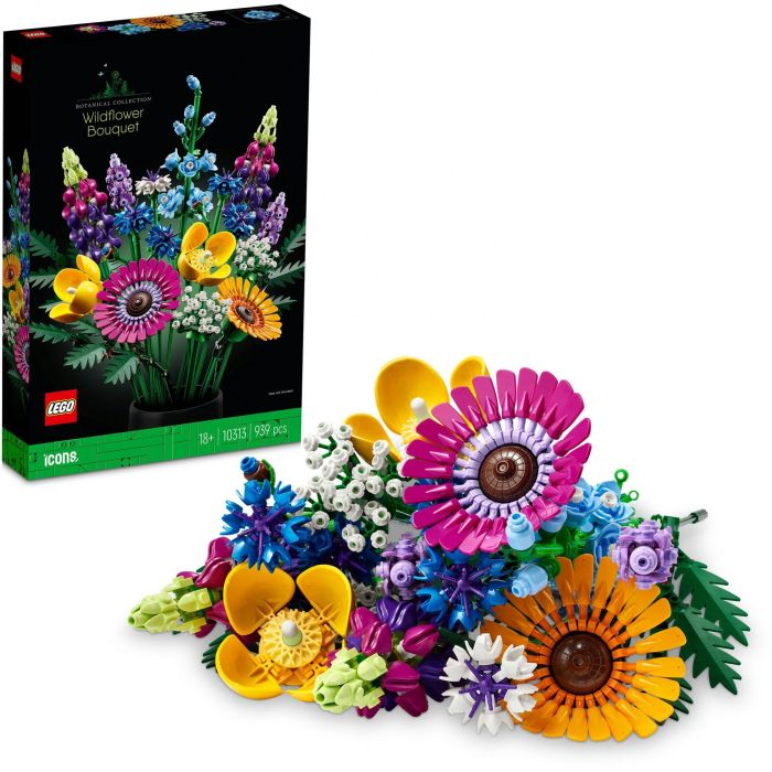 LEGO 10313 Ramo de Flores Silvestres Icons para Construir Adultos - 8 Variedades de Flores, Tallos Ajustables, Ideal Regalo 13 LEGO 10313 Ramo de Flores Silvestres Icons para Construir Adultos - 8 Variedades de Flores, Tallos Ajustables, Ideal Regalo 13