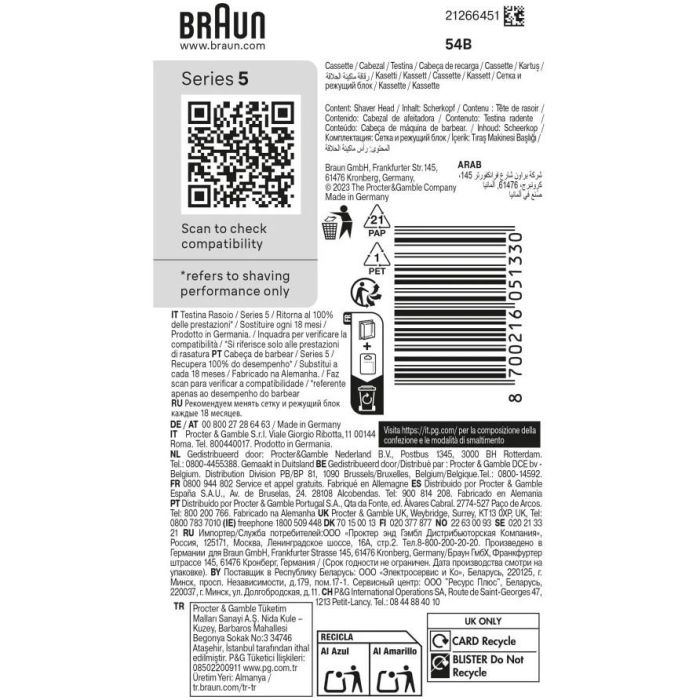 Braun Kombipack 54B 1 Braun Kombipack 54B 1