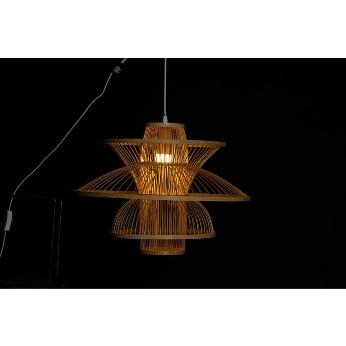 DKD Home Decor Lampara Techo Balines Bambu Natural 50 x 50 x 37 cm 1 DKD Home Decor Lampara Techo Balines Bambu Natural 50 x 50 x 37 cm 1