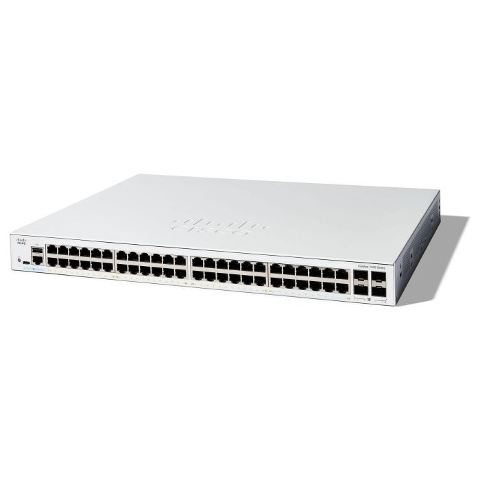 Cisco Switch Gestionado C1200-48T-4G L2/L3 Gigabit Ethernet 48 Puertos RJ45 4 Puertos SFP Cisco Switch Gestionado C1200-48T-4G L2/L3 Gigabit Ethernet 48 Puertos RJ45 4 Puertos SFP