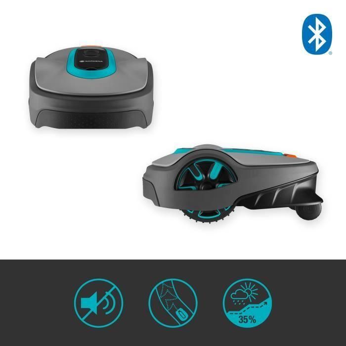 Gardena 15102-26 Cortacésped Robótico SILENO life 1000 - Corte Uniforme, CorridorCut, Sensor Control, Pasillos Estrechos, Altura Automática 1 Gardena 15102-26 Cortacésped Robótico SILENO life 1000 - Corte Uniforme, CorridorCut, Sensor Control, Pasillos Estrechos, Altura Automática 1