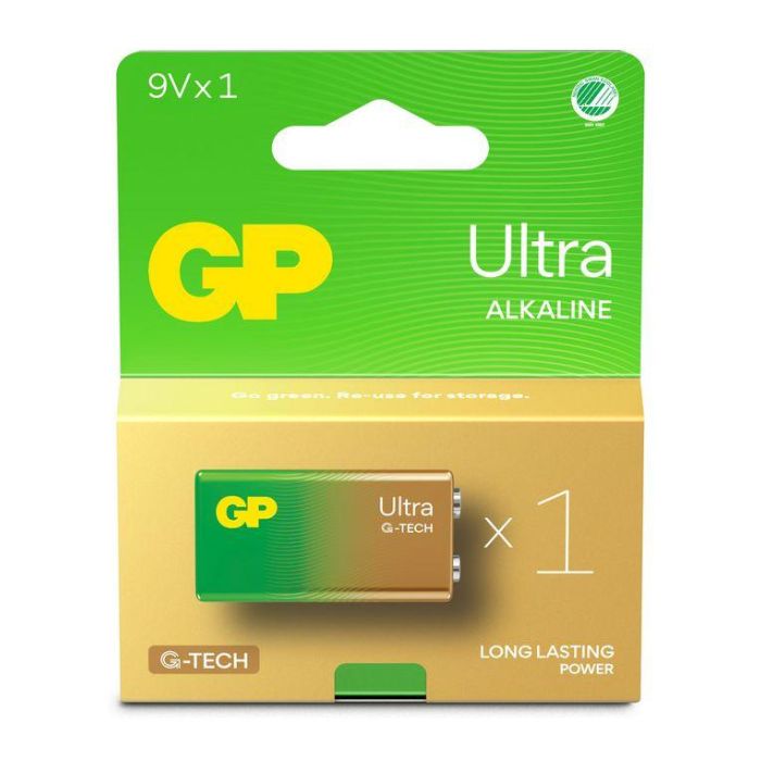 GP Pila Ultra Alkaline 9V 1604AU/6LF22 1 Unidad 0 GP Pila Ultra Alkaline 9V 1604AU/6LF22 1 Unidad 0