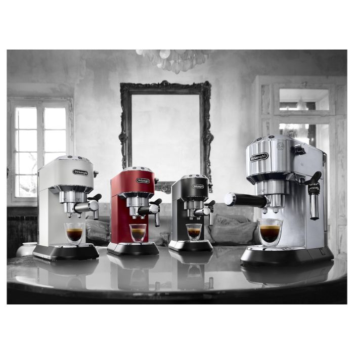 DeLonghi Cafetera Espresso Dedica EC685.R Roja 1300W 1.1L 6