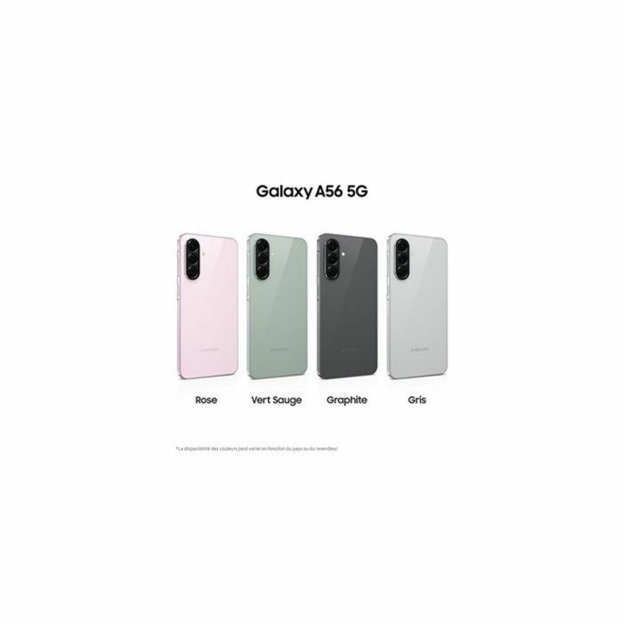 Samsung Galaxy A56 5G - Smartphone 6.7" Super AMOLED, 128GB, 8GB RAM, Cámara 50MP, Batería 5000mAh, Negro, Gris, Oliva, Rosa 5 Samsung Galaxy A56 5G - Smartphone 6.7" Super AMOLED, 128GB, 8GB RAM, Cámara 50MP, Batería 5000mAh, Negro, Gris, Oliva, Rosa 5