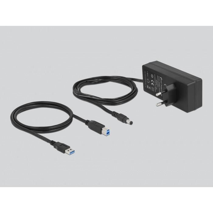 DELOCK Externer SuperSpeed USB Hub mit 7 Ports + Schalter 1 DELOCK Externer SuperSpeed USB Hub mit 7 Ports + Schalter 1
