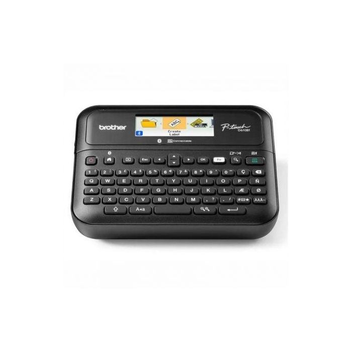 BROTHER Rotuladora electrónica de sobremesa PT-D610BTVP con pantalla a color, teclado, conexión a BROTHER Rotuladora electrónica de sobremesa PT-D610BTVP con pantalla a color, teclado, conexión a