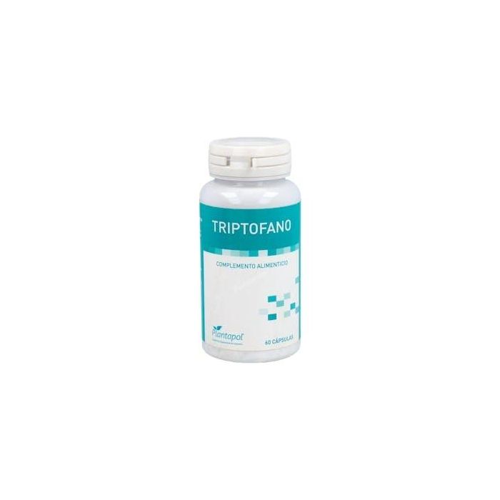 PLANTAPOL L-Triptófano 60 cápsulas, 400 mg por cápsula, mantenimiento normal del sistema nervioso y precursor de serotonina