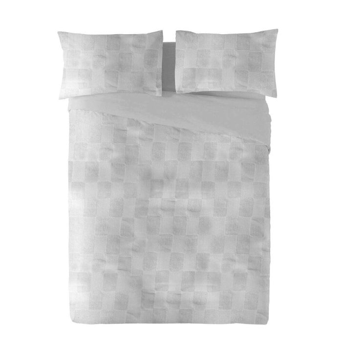 Funda Nórdica Naturals ELBA Gris claro Cama de 150 (240 x 220 cm) 6