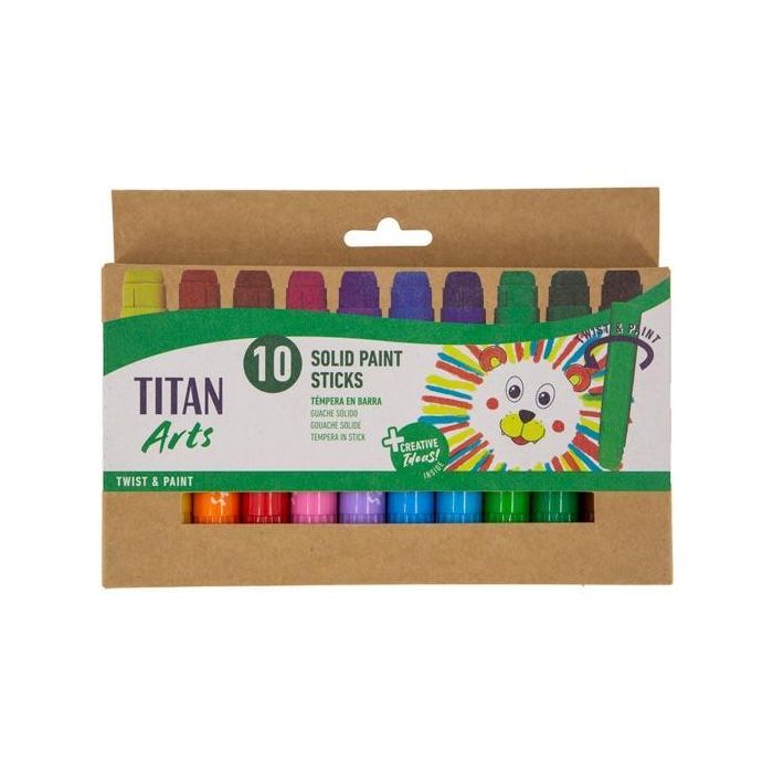Titan Arts Témpera En Barra C-Surtidos Estuche 10 Ud