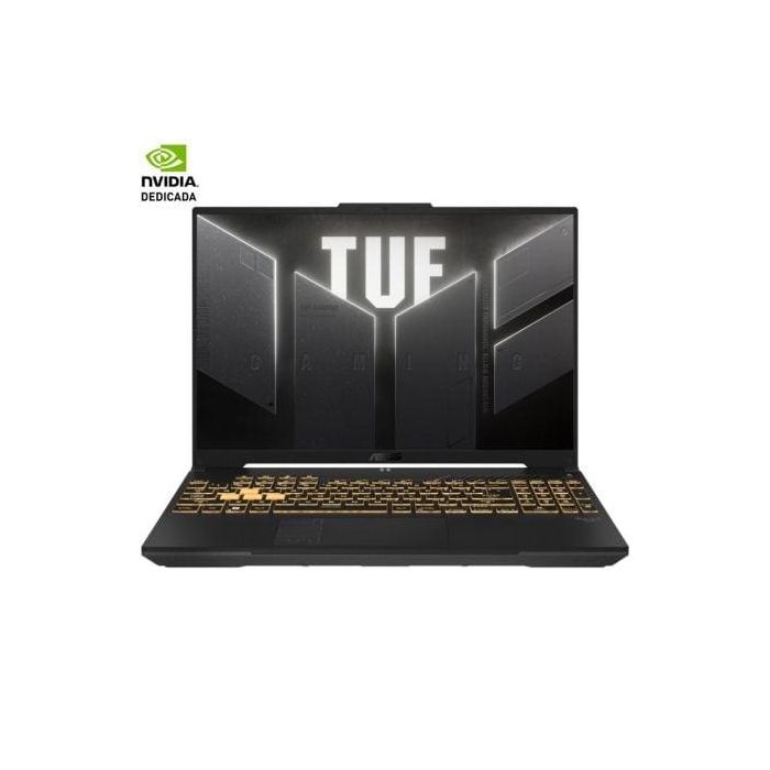 Portátil Gaming Asus TUF F16 TUF607VU-RL130 Intel Core i7-13620H/ 16GB/ 512GB SSD/ GeForce RTX 4050/ 16"/ Sin Sistema Operativo Portátil Gaming Asus TUF F16 TUF607VU-RL130 Intel Core i7-13620H/ 16GB/ 512GB SSD/ GeForce RTX 4050/ 16"/ Sin Sistema Operativo