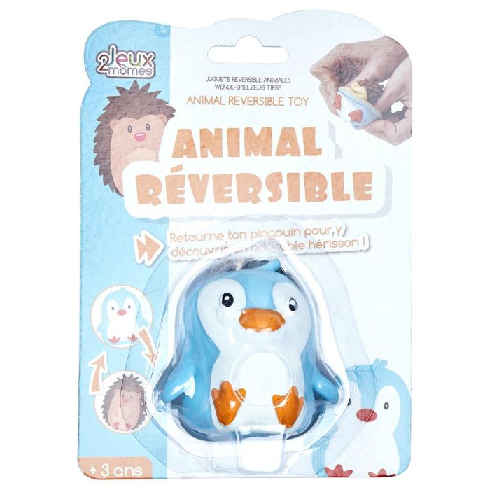Jeux 2 momes Animal Reversible Peluche Interactivo para Niños +3 Años 7 cm 1