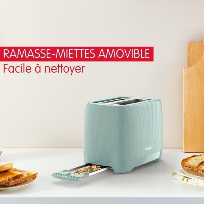 MOULINEX Tostadora de 2 ranuras, 7 niveles de tostado, Calienta pasteles, Ranuras anchas, Mango elevado, Morning LT2M1310 4 MOULINEX Tostadora de 2 ranuras, 7 niveles de tostado, Calienta pasteles, Ranuras anchas, Mango elevado, Morning LT2M1310 4