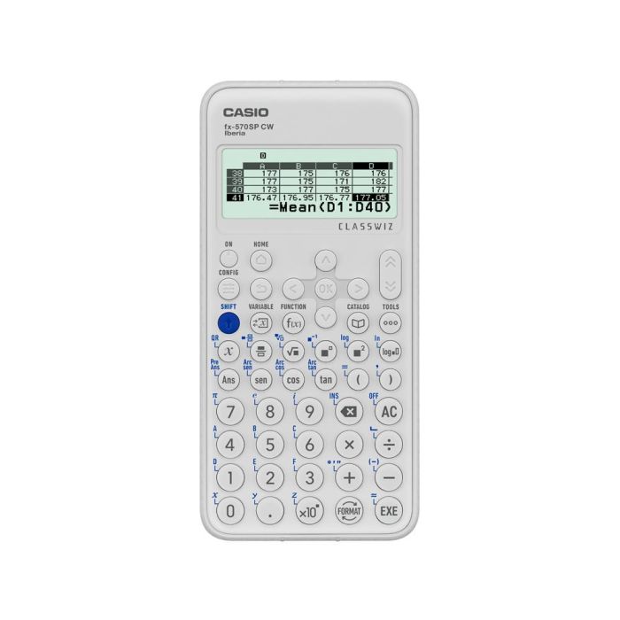 Calculadora Casio Fx-570Sp Classwiz Iberia Cientifica 560Funciones 9 Memorias 10+2 Digitos 5 Idiomas Con Tapa 1