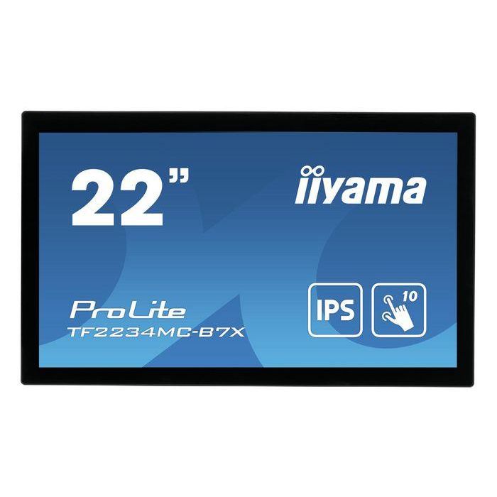 iiyama ProLite TF2234MC-B7X monitor pantalla táctil 54,6 cm (21.5") 1920 x 1080 Pixeles Multi-touch Multi-usuario Negro iiyama ProLite TF2234MC-B7X monitor pantalla táctil 54,6 cm (21.5") 1920 x 1080 Pixeles Multi-touch Multi-usuario Negro