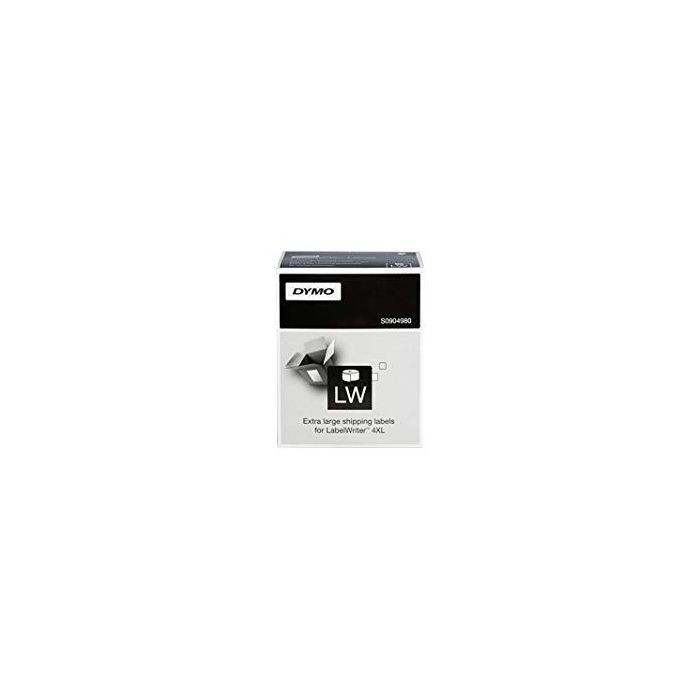 Dymo Etiquetas De Transferencia Termica Laber Writer, Negro Sobre Fondo Blanco , De 104 mm X 159 mm. Etiquetas Extragrandes. Rollo De 220 Ud. Dymo Etiquetas De Transferencia Termica Laber Writer, Negro Sobre Fondo Blanco , De 104 mm X 159 mm. Etiquetas Extragrandes. Rollo De 220 Ud.