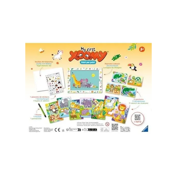 Ravensburger 23752 Mi primer Xoomy Punto a punto Mis primeros dibujos Dibujo Ocio creativo A partir de 3 años 3