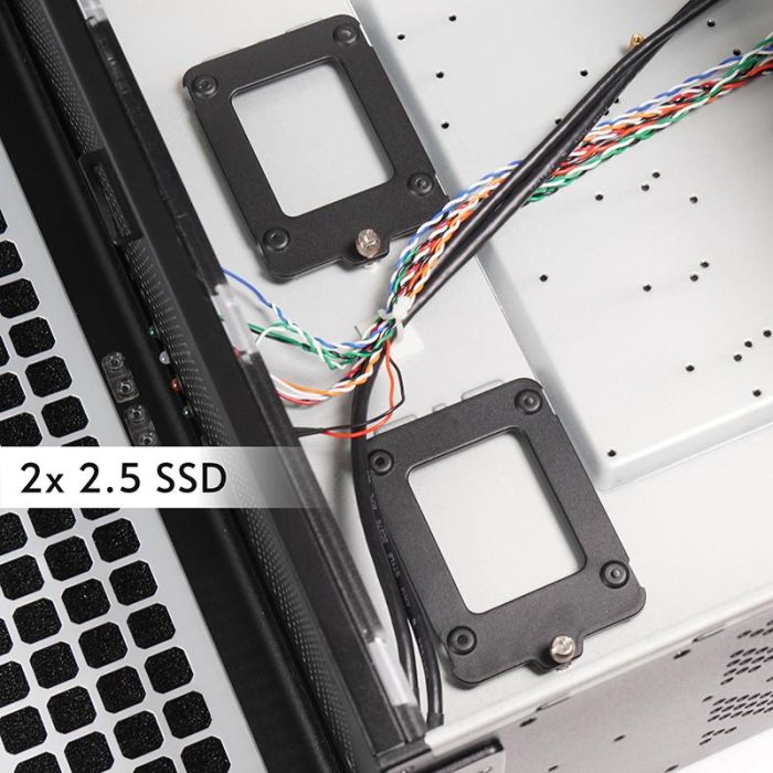 Mini Chieftec Rack-Servergehäuse UNC-409S-AIO-OP Black 9