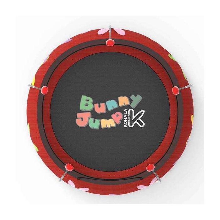 Ociotrends Trampolín Hinchable con Red para Niños - 120 cm Diámetro x 35 cm Altura - Plástico Rojo - Edad 3+ Años 4 Ociotrends Trampolín Hinchable con Red para Niños - 120 cm Diámetro x 35 cm Altura - Plástico Rojo - Edad 3+ Años 4