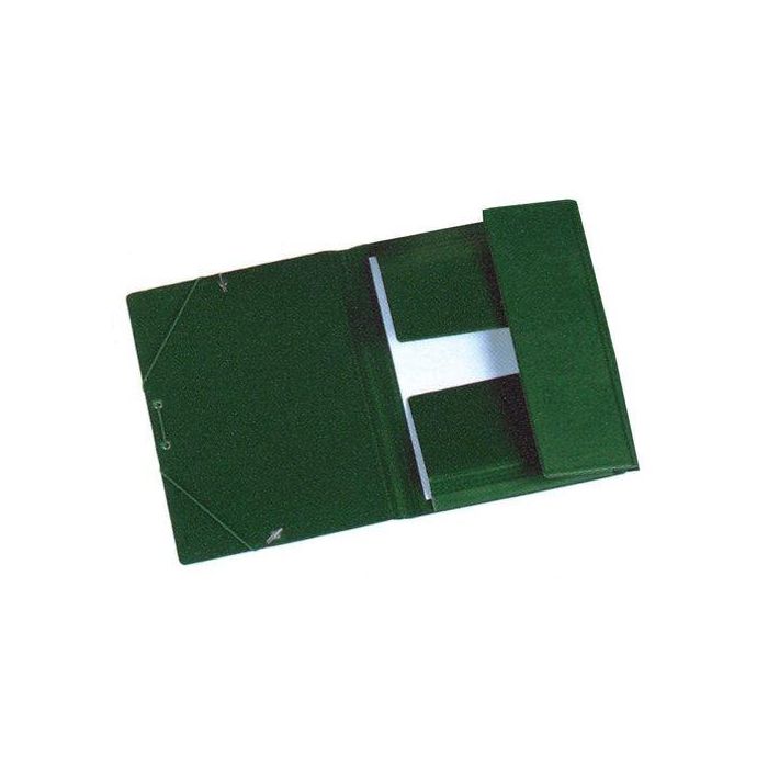 Carpeta De Gomas Y Solapas Iberplas Pvc Fº Prolong. Verde