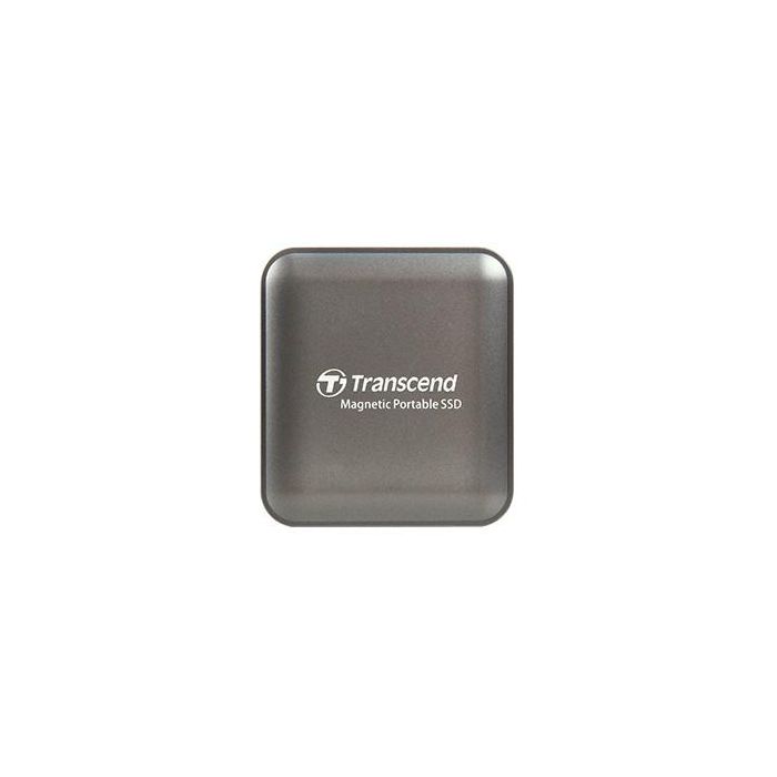 Transcend SSD Portátil ESD420C 2TB USB-C 20Gbps, 3D NAND, hasta 2000MB/s lectura/escritura, Cifrado AES 256-bit Gris